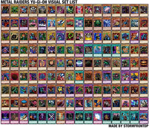 yu-gi-oh! metal raiders card list